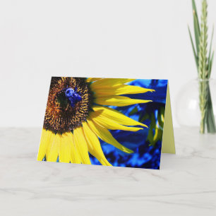 TARJETA FLORES CON BEE