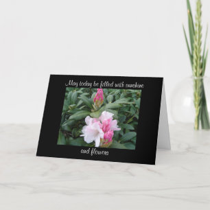 Tarjeta Flores de aliento de hermosas flores