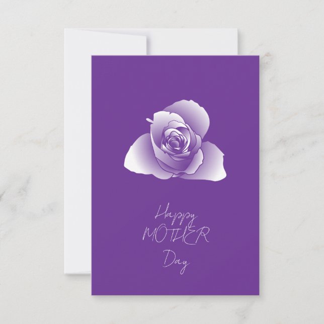 Tarjeta Flores de Arte Definido Refined White Shades (Anverso)