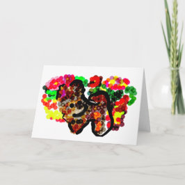 Tarjeta flores de Chihuahua