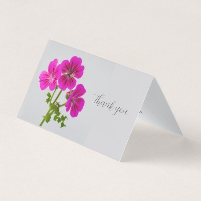 Tarjeta Flores de Cyclomene TU GRACIAS (Anverso)