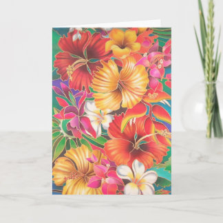 TARJETA "FLORES DE FIJI "