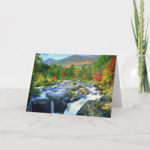 Tarjeta Flores de flume   Montañas Adirondack