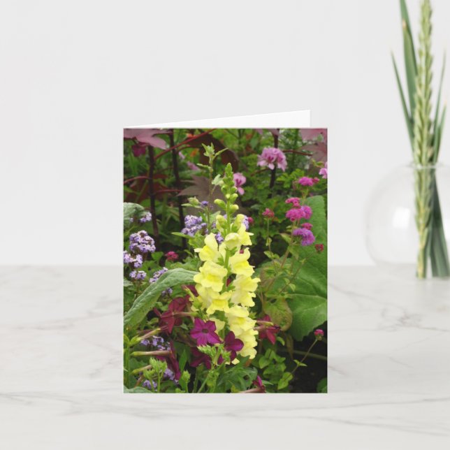 Tarjeta Flores de Francia (Anverso)