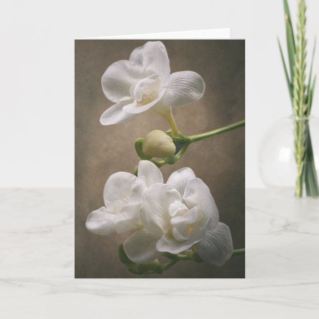 Tarjeta Flores de Freesia (Anverso)
