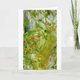 Tarjeta Flores de hielo,