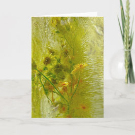 Tarjeta Flores de hielo,