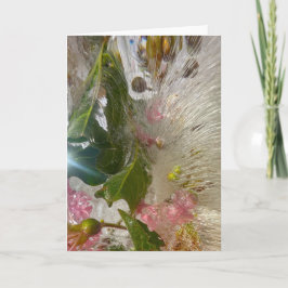 Tarjeta Flores de hielo,
