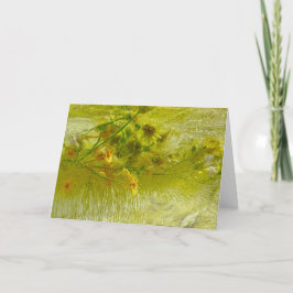 Tarjeta Flores de hielo,