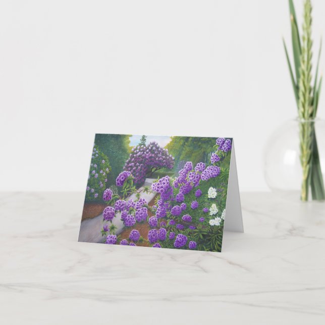 Tarjeta Flores de Highland Park (Anverso)