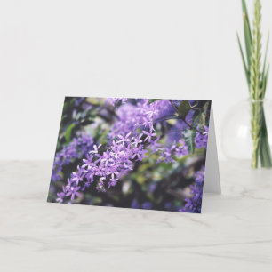 Tarjeta Flores de lavanda