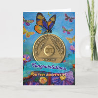 Flores de mariposas de monedas en 27 años de anive
