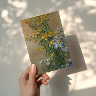 Tarjeta Flores de otoño   Gunnar Gunnarsson Wennerberg