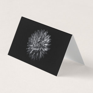 Tarjeta Flores De Patio Trasero En Blanco Y Negro 20