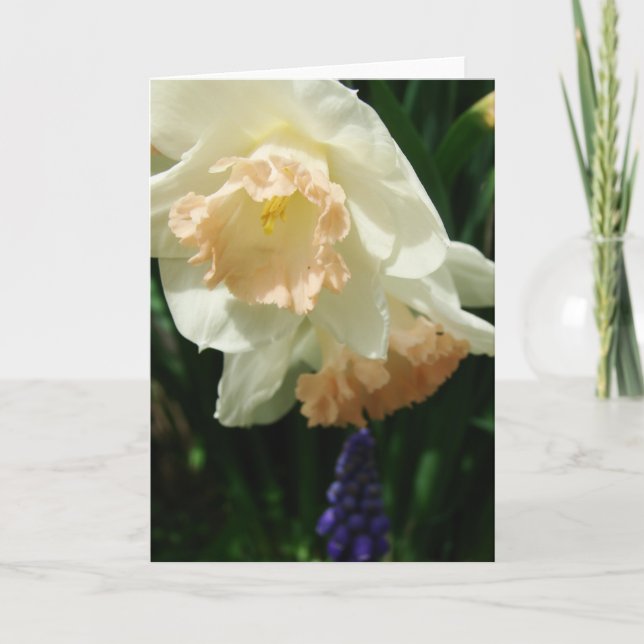 Tarjeta Flores de primavera (Anverso)