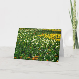 Tarjeta Flores de primavera