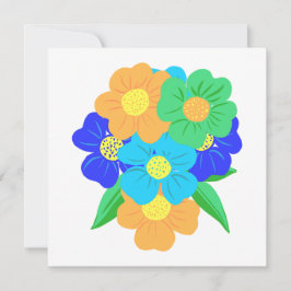 Tarjeta Flores de primavera