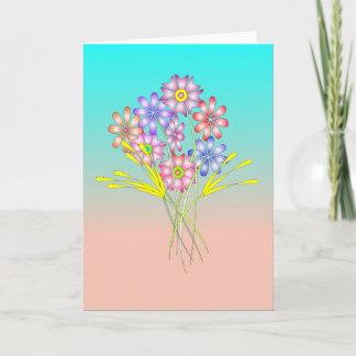 Tarjeta Flores del desierto