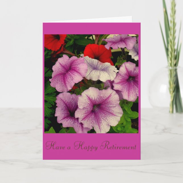 Tarjeta Flores del jardín (Anverso)