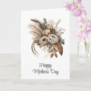 Tarjeta Flores elegantes y el Día de la Madre