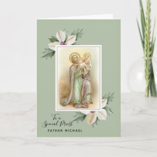 Tarjeta Flores en Flor San José Jesús Día del Padre