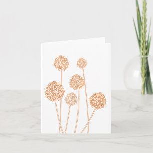 Tarjeta FLORES EXTRAÑOS Notecard