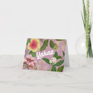 Tarjeta Flores filipinas "Yakap" (abraza)