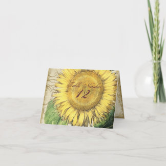 Tarjeta Flores florales vintage - Boda otoño de otoño