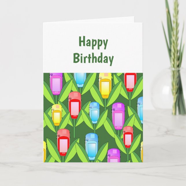 Tarjeta Flores GPS (Anverso)