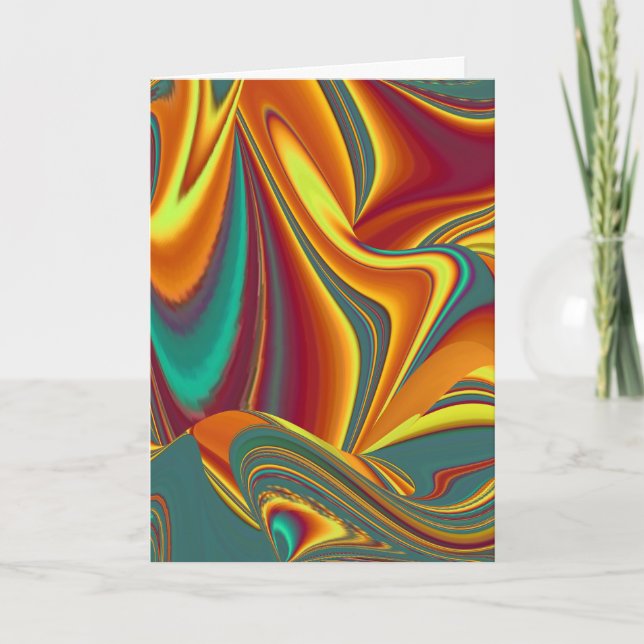 Tarjeta Flores Mágicas de Primavera Verano Otoño (Anverso)