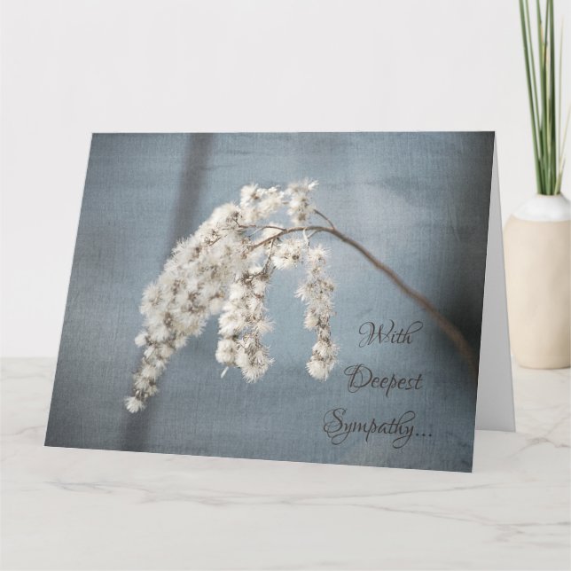 Tarjeta Flores Naturales Fotografía Flores Gran Simpatía (Anverso)