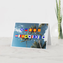 Tarjeta Flores navideñas de Feliz