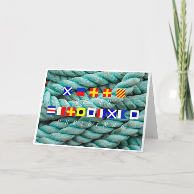 Tarjeta Flores navideñas de Feliz (Anverso)