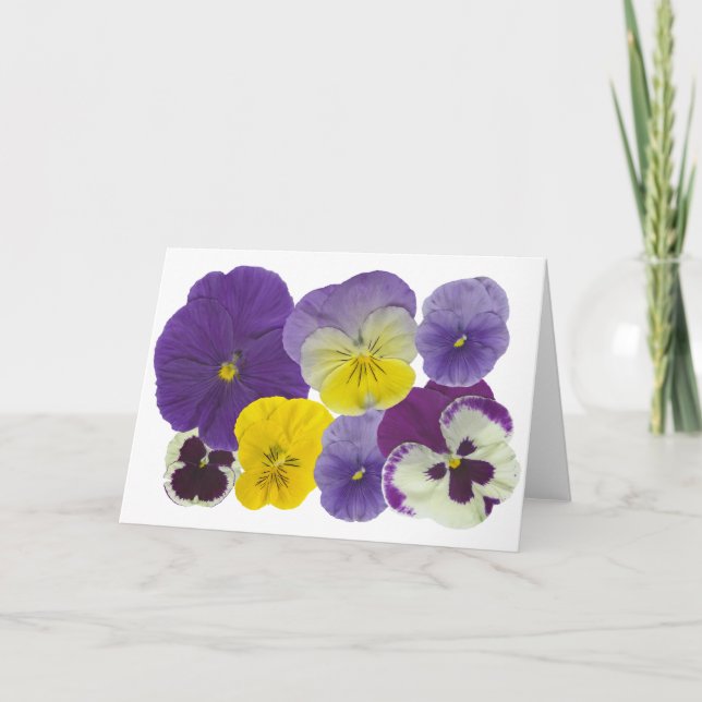 Tarjeta flores panantes (Anverso)