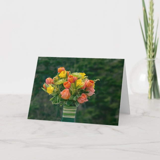 Tarjeta Flores para cualquier ocasión (Anverso)