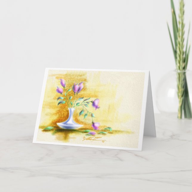 Tarjeta Flores para la mamá (Anverso)