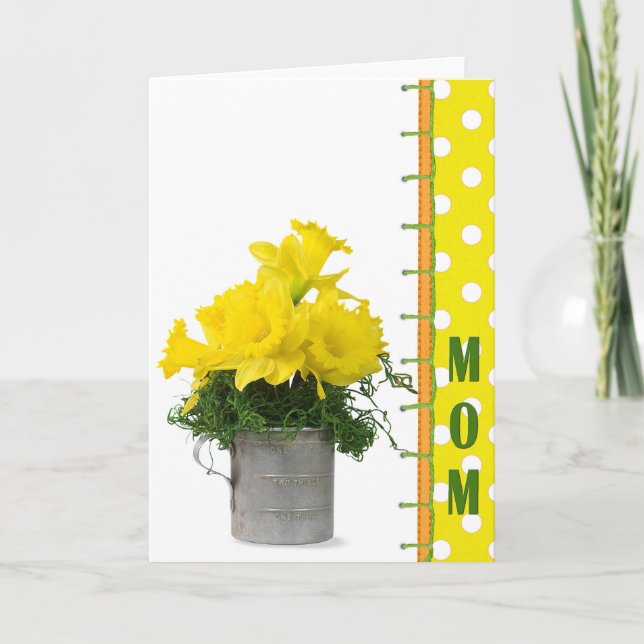 Tarjeta Flores Para Mamá (Anverso)