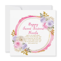 Flores rosa y morado elegantes 16