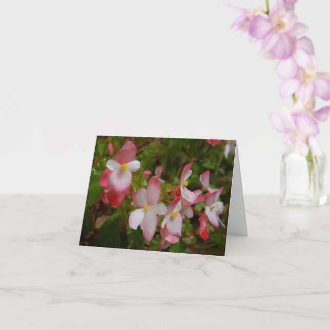 Tarjeta Flores rosas, el día de la madre (Orquídea)
