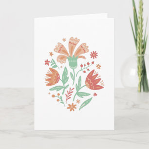 Tarjeta Flores silvestres