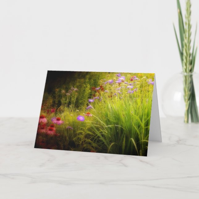 Tarjeta Flores silvestres (Anverso)