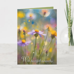 Tarjeta Flores Silvestres Caprichosas Simpatía