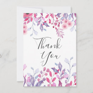 Tarjeta Flores Silvestres del País Púrpura