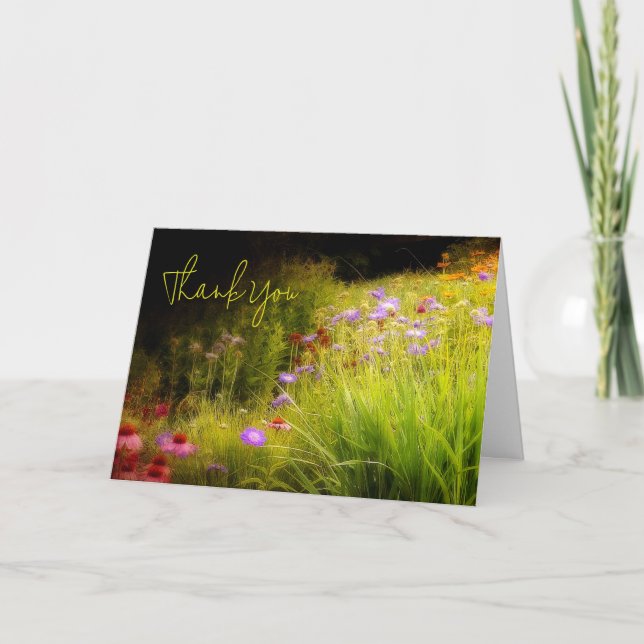 Tarjeta Flores silvestres personalizadas (Anverso)