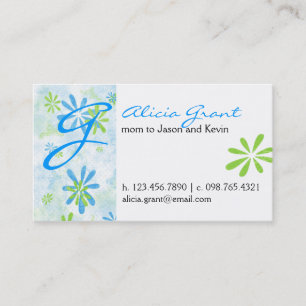 Tarjeta florida de la mamá