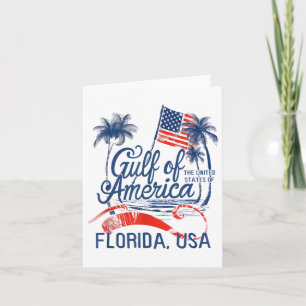 Tarjeta Florida Gulf Coast Of America Divertido Donald Tru