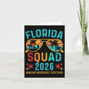 Tarjeta Florida Vacation Squad 2026 Familia Combinación Vi