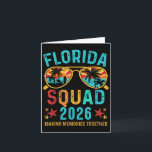 Tarjeta Florida Vacation Squad 2026 Familia Unida Vintage<br><div class="desc">Florida Vacation Squad 2026 Familia Unida Vintage</div>