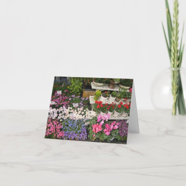 Tarjeta Floristería de Seul (Anverso)