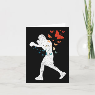 Tarjeta Flotante como mariposa Sting Bee Boxer Love Boxing